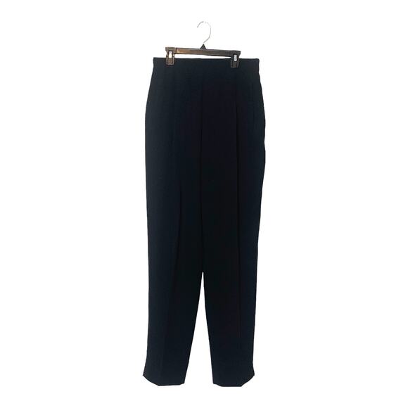 Harve Benard black high waist pleated pants size 8 - Picture 2 of 13